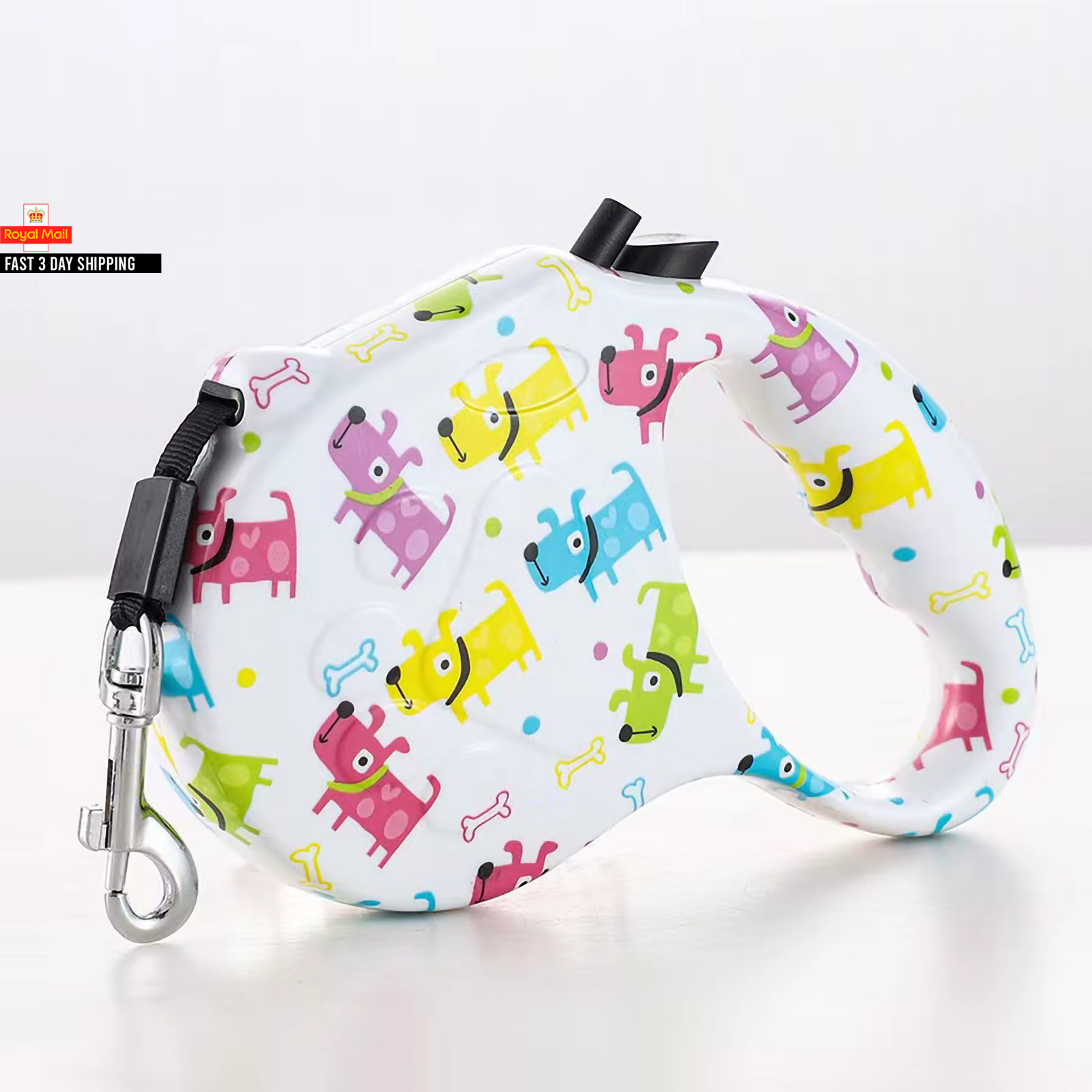 Auto Retractable Printed Pet Leash Auto Tractor Outdoor Dog Walking Leash (Print