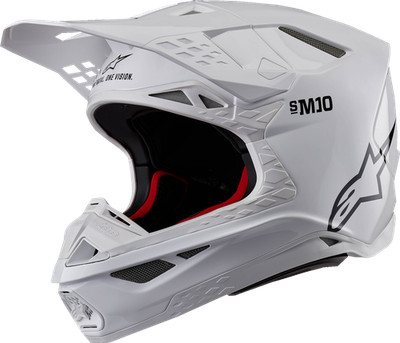 Alpinestars Supertech M10 Solid MIPS Helmet Gloss White XS 8300323-2180