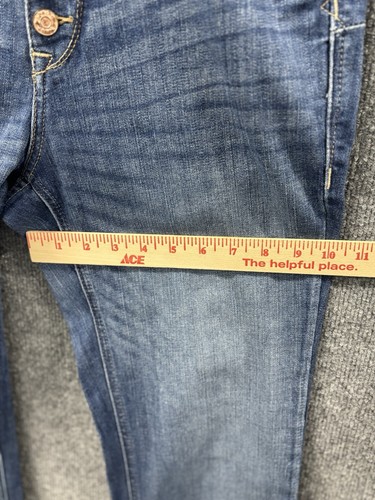 Ariat Jeans Womens 30L Blue Real High Rise Straight Leg Medium Wash Denim 33.5” - Picture 8 of 15