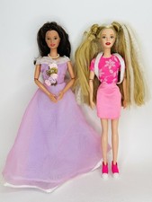 2 Vintage Mattel Barbie Dolls 1991, 1995