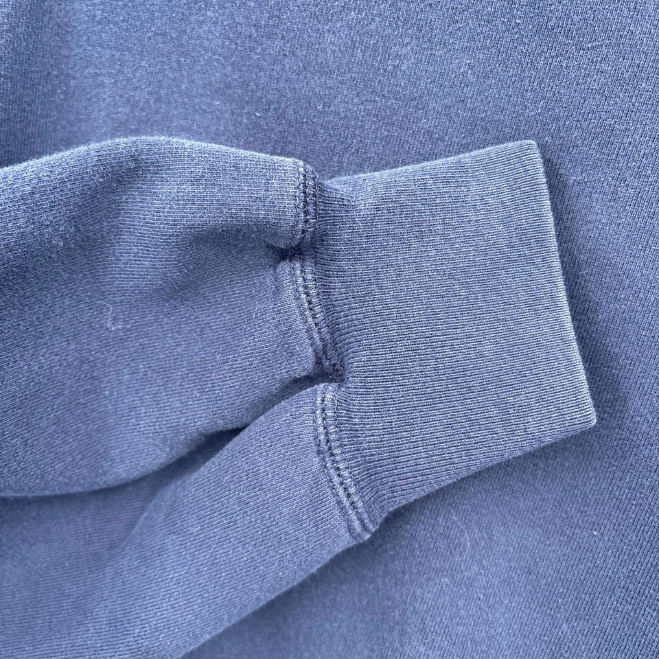 Sudadera Polo Deportiva Ralph Lauren De Colección Para Hombre Mediana Azul Marino Cuello Redondo Bandera Años 90 Foto 4 de 4