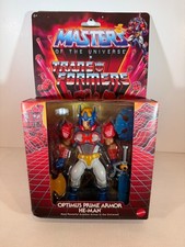 Masters of The Universe x Transformers Optimus Prime Armor He-Man FACTORY SEALED