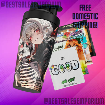 GamerSupps Metal Waifu Pixel Cup: Saruei Metal Shaker - IN-HAND!