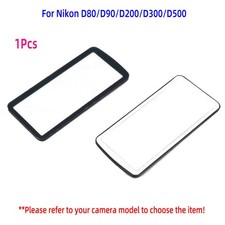 For Nikon D80 D90 D200 D300 D500 Top Cover Shoulder Small LCD Screen Outer Glass
