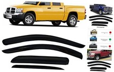 Side Window Visors rain Guards Vent Compatible with Dodge Ram 1500 2002-2008