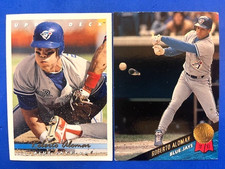 Roberto Alomar 1993 Upper Deck & 1993 Leaf Baseball - Blue Jays