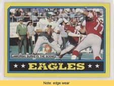 1986 Topps Philadelphia Eagles Ron Jaworski (D* on Copyright Line) #268 READ 6wi