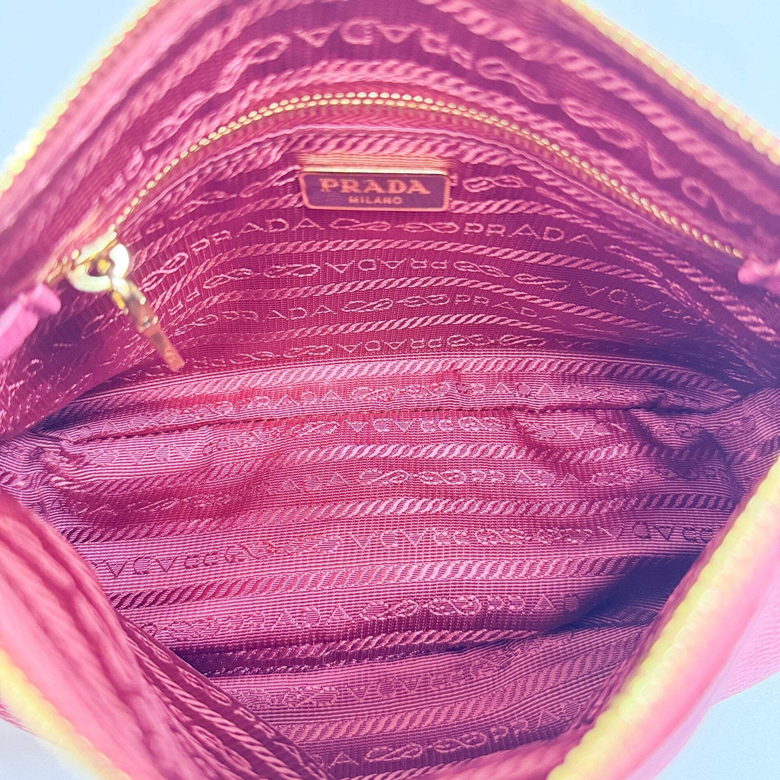 PRADA Pink Leather Shoulder Bag thumbnail 13