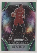2020 Panini Prizm WNBA Fireworks Green Prizm Liz Cambage #12 0f2i