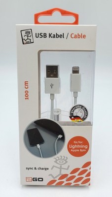 USB Ladekabel Datenkabel 1m weiß geeignet- Apple 8pin weis für iphone ipod ipad