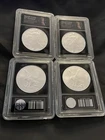 U.S. Mint 2025 American Silver Eagle $1 4 Coin Lot 4 oz .999 Silver BU