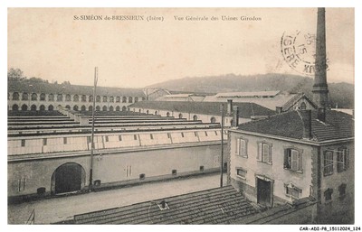 CAR-ADIP8-0540-38 - SAINT-SIMEON-DE-BRESSIEUX - general view of the giro factories