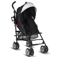 Babyjoy Foldable Lightweight Baby Toddler Umbrella Travel Stroller w/ Basket