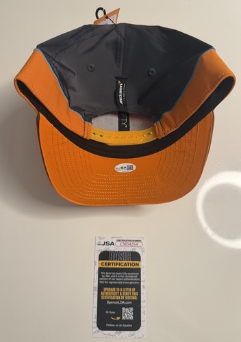 Von Oscar Piastri signierte McLaren Formel 1 Rennmütze F1 Star JSA COA - Bild 2 von 2