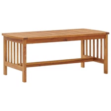 Coffee Table Natural Acacia Wood Solid Acacia Wood Medium Durable
