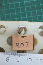 #H907 TEARDROP STOP LEATHER TOOLING STAMP