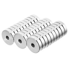 1/2 x 1/8 x 1/8 Inch Neodymium Rare Earth Ring/Donut Magnets N42 30 Pack 