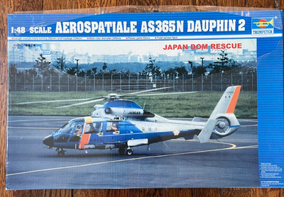 1/48 Trumpeter Aerospatiale AS365N Dauphin 2 Japan DOM Rescue SEALED Helicopter