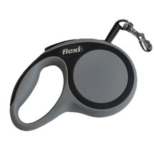 Flexi Comfort Tape Retractable Dog Leash XS 3 m Up To 26 Lbs Gray Black Used