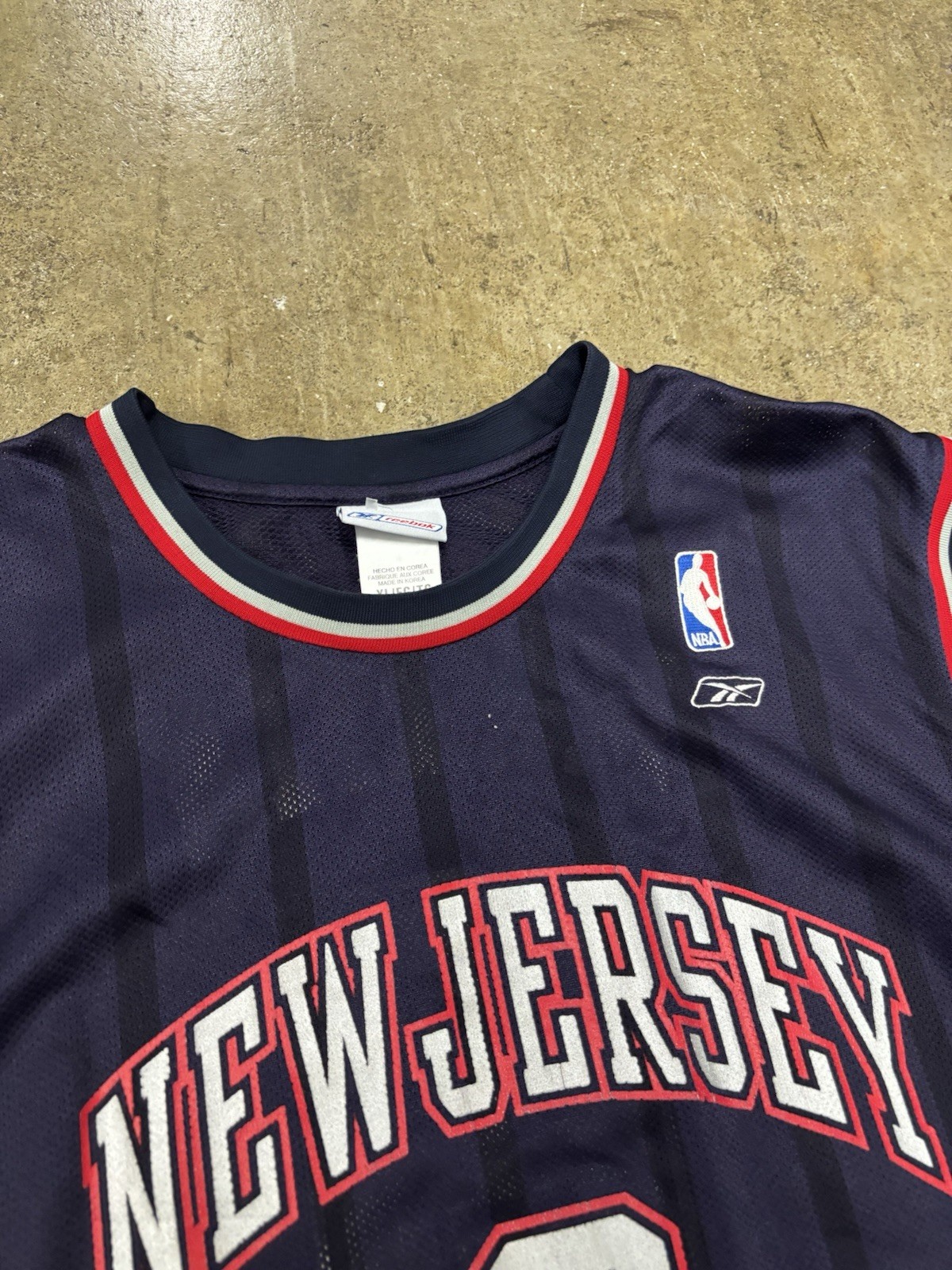 Vintage Y2K Reebok New Jersey Nets #6 Kenyon Martin Jersey Size XL Team Apparel thumbnail 5