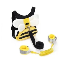  3 in 1 Toddler Harness Leashes + Anti Lost Wrist Link, Kids Bee Safety 