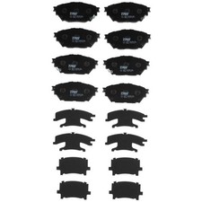 Bremsbelagsatz Scheibenbremse Trw GDB3611 für Mitsubishi Hinterachse Vorderachse