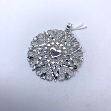 CIONDOLO ARGENTO 925, la presentosa gioiello artigianale tipico d' Abruzzo P158