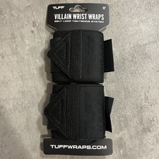 Tuff Wraps 16" Villain Wrist Wraps - Blackout- Olympic Bodybuilding Gym