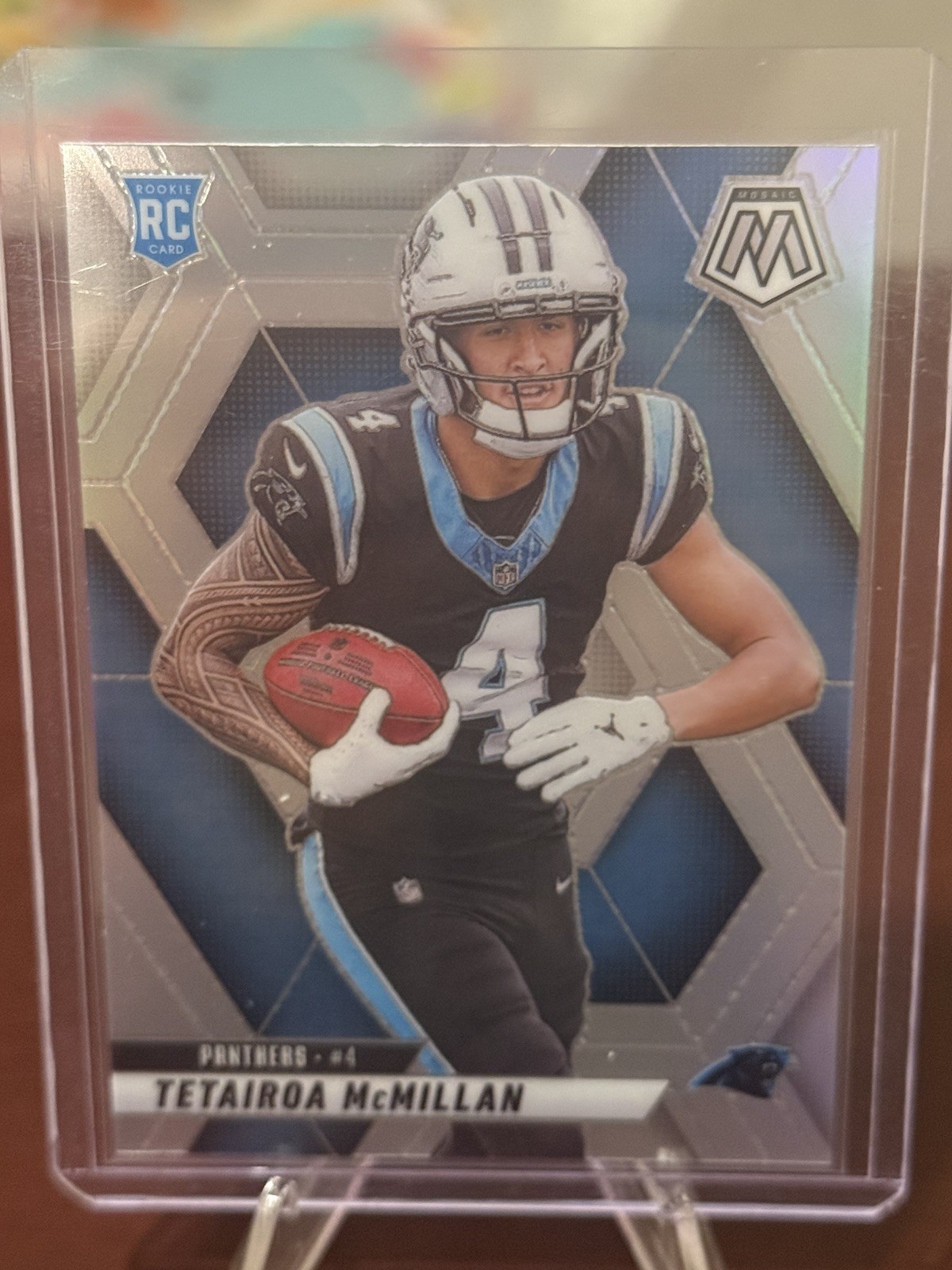 2025 Panini Mosaic TETAIROA MCMILLAN Rookie Silver Mosaic Prizm RC #309