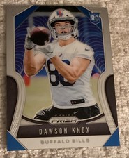 2019 Panini Prizm Rookie Card RC Dawson Knox #373 Buffalo Bills. rookie card picture