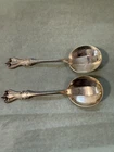 2 Old Colonial Towle 925 Sterling Silver Gumbo Spoons AS IS 77g