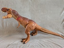 Jurassic World Colossal Battle Damaged T-Rex Dinosaur 40" With Roaring Sounds