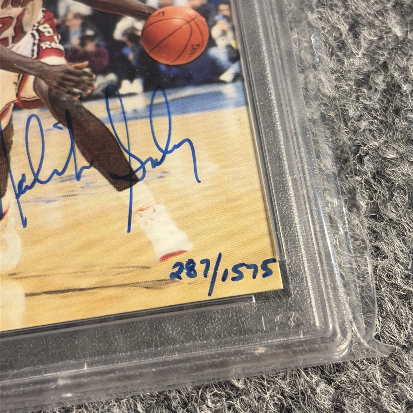 Classic 1992 Four Sport Draft Pick #19 Malik Sealy Autograph /1575 PSA authentic view 5