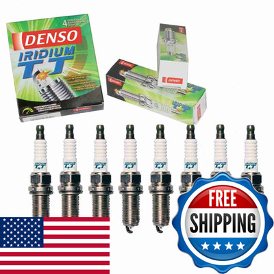 Sixity Auto 8 Pc Denso Spark Plugs Compatible Toyota Tundra 4.6L 5.7L V8