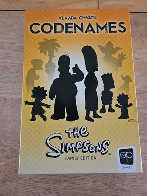 Codenames the Simpsons Family Edition Board Game Vlaada Chvatil