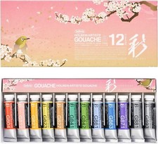 Holbein SPRING Artist' Gouache Traditional Colours of Japan Irodori Set of 12