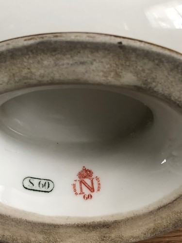 Sevres Porcelain Napoleon III Sauce Boat 1860 #2 - Picture 10 of 11