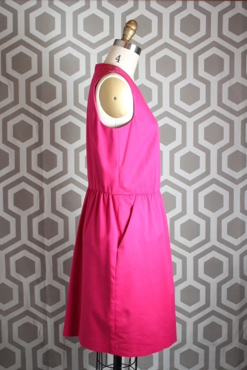 Abito rosso Valentino Abiti Donna Orchidiea rosa nuovo con etichette EU 46 US 8 cotone lana