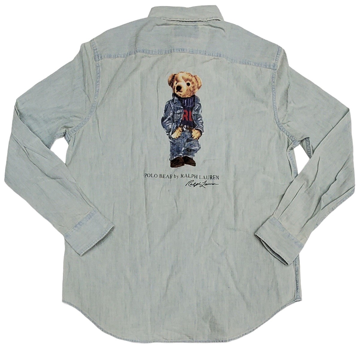 polo bear chambray shirt
