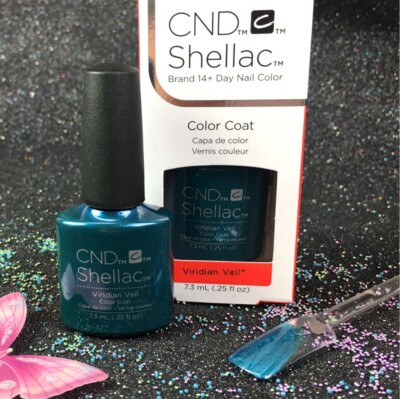 Viridian Veil CND Shellac / Color Coat / Nagellack 7.3ml / S-Verfolgung