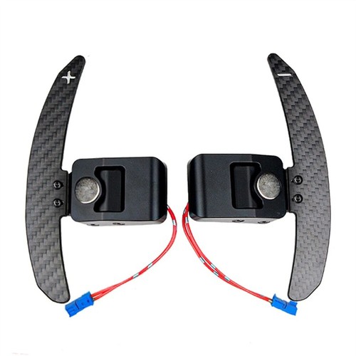 Carbon Fiber Steering Wheel Magnetic Paddle Shifters For BMW F20 F22 F23 F80 F82 - Picture 7 of 8
