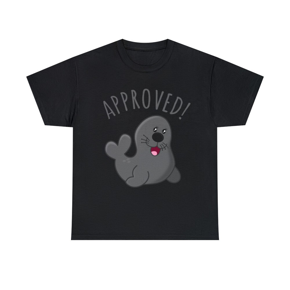 Seal of Approval Graphic Tee in Sizes S-5XL