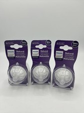 Philips Avent Natural Response Baby Bottle Nipple, 3m 4 Flow Natural Nipple