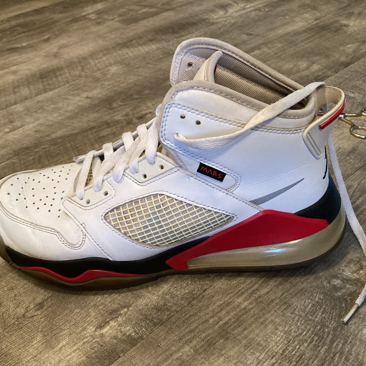 AIR JORDAN Mars 270 White Fire Red CD7070-100 US Men`s Size: 11 | eBay
