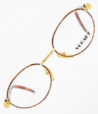 VOGART 3562 267 51 Turtle/Gold Oval Frame Glasses Vintage 90s Women