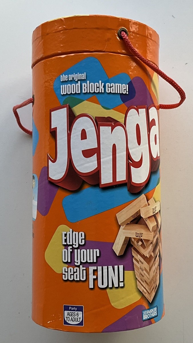 2006 JENGA the Original Wood Block Game Parker Bros/Hasbro Used