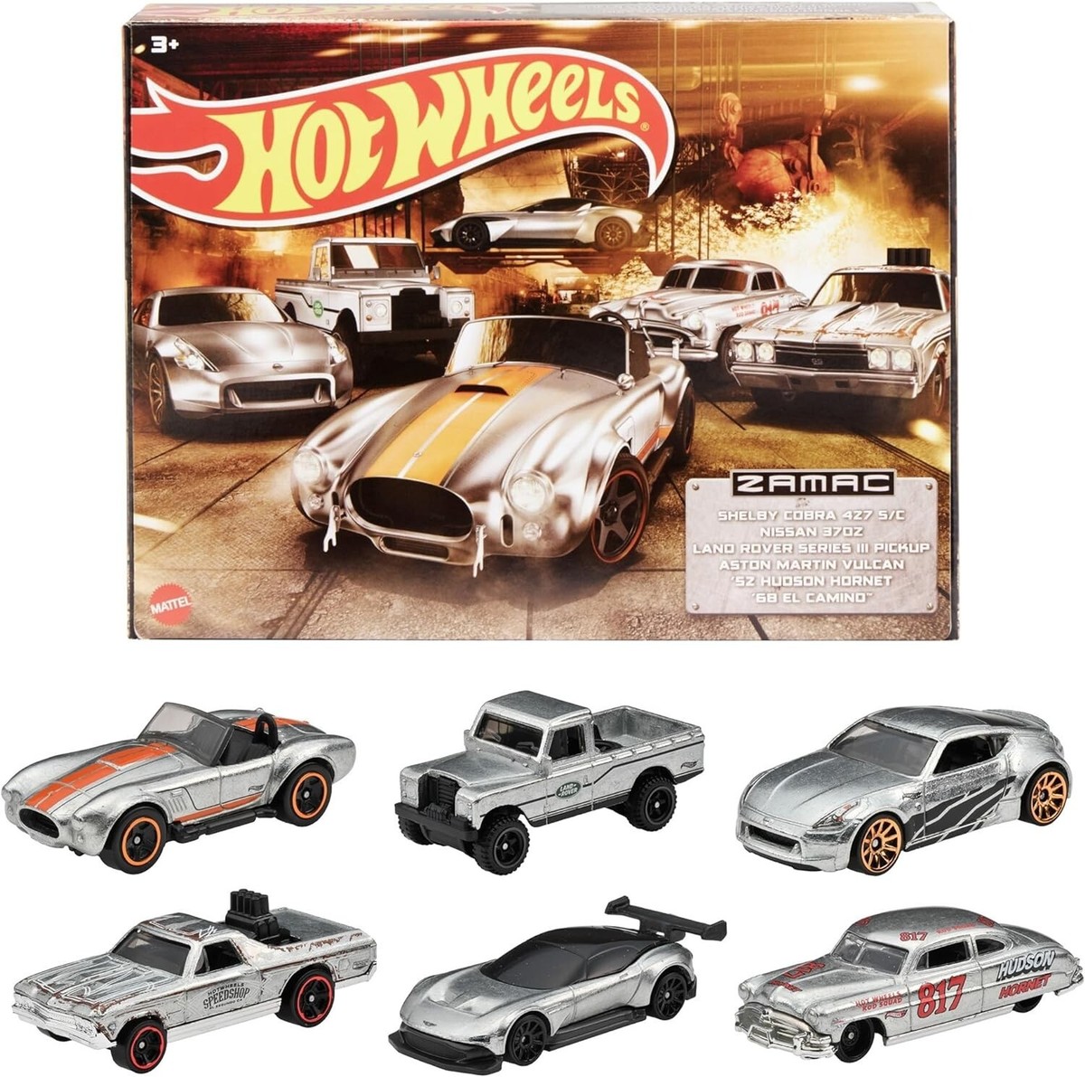 Hot Wheels Zamac Cars Multipacks 6 Pcs Car Set Diecast Car model