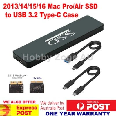 2013/14/15/16 MacBook Air Pro 12+16 Pins SSD to USB 3.2 Converter