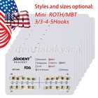 10-100Pack Orthodontic Dental Brackets Braces Mini Roth MBT.022 Slot Hooks 345/3