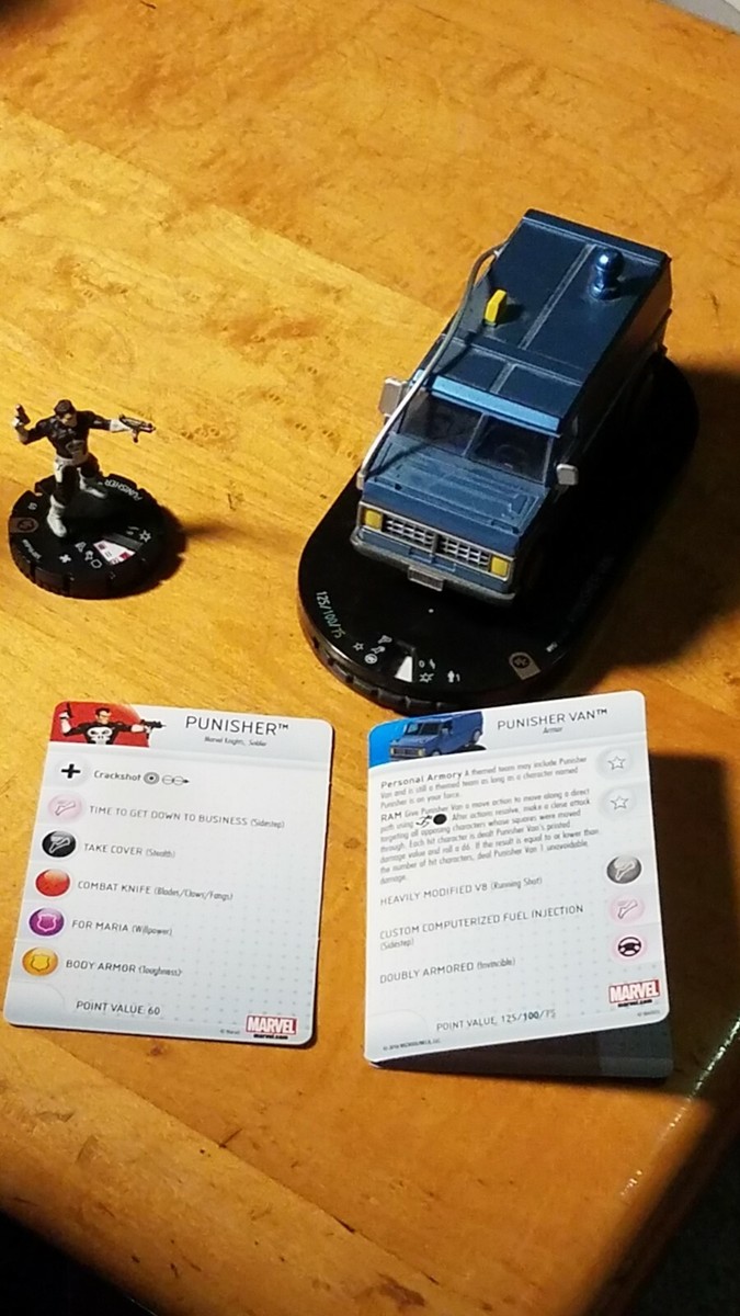 Punisher #MP16-005 & Van #MP16-004 w Card! Limited Edition